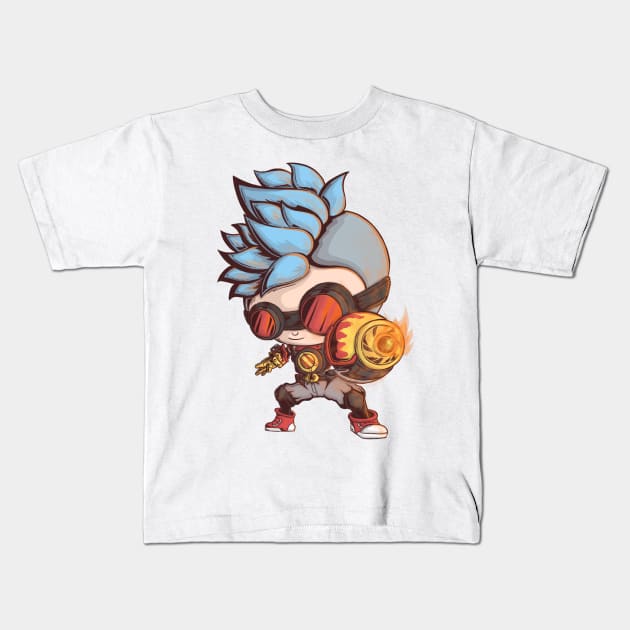 Mobile Legends Captain commando! X-borg! Kids T-Shirt by PNKid